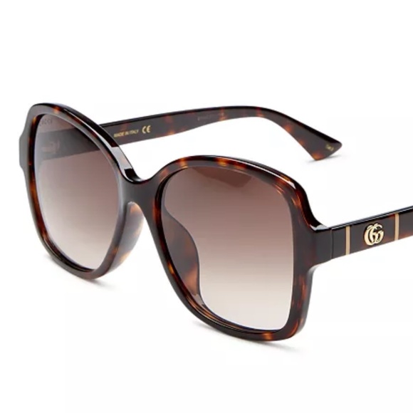 GUCCI Tortoise Shell Square Sunglasses / GG0765S - Picture 13 of 15